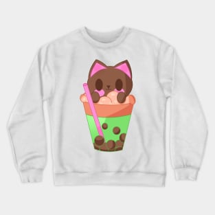 Boba Kitten Crewneck Sweatshirt